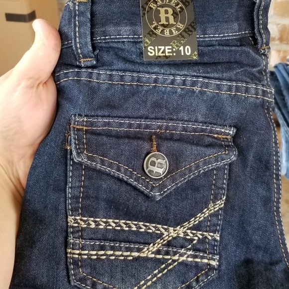 NWT Rebel Jeans Youth sz 10 - Picture 6 of 6